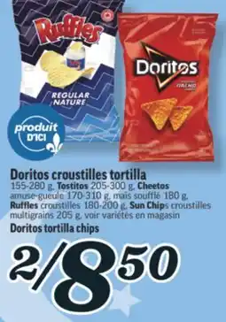 Marché Richelieu DORITOS CROUSTILLES TORTILLA | DORITOS TORTILLA CHIPS offer