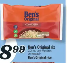 Marché Richelieu RIZ BEN'S ORIGINAL | BEN'S ORIGINAL RICE offer