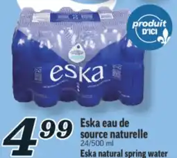 Marché Richelieu EAU DE SOURCE NATURELLE ESKA | ESKA NATURAL SPRING WATER offer