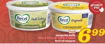 Marché Richelieu BECEL MARGARINE MOLLE | BECEL SOFT MARGARINE offer