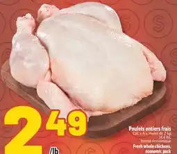 Marché Richelieu POULETS ENTIERS FRAIS | FRESH WHOLE CHICKENS offer