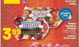 Marché Richelieu POMMES CORTLAND OU MCINTOSH | CORTLAND OR MCINTOSH APPLES offer