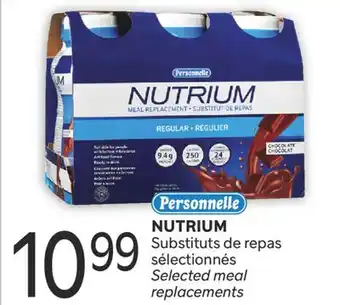 Brunet NUTRIUM Substituts de repas sélectionnés offer