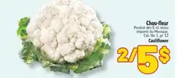 Marché Richelieu CHOU‑FLEUR | CAULIFLOWER offer