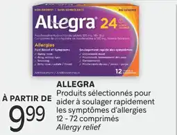 Brunet ALLEGRA Produits sélectionnés pour aider à soulager rapidement les symptômes d'allergies offer