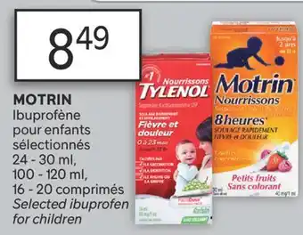 Brunet MOTRIN IBUPROFÈNE POUR ENFANTS SÉLECTIONNÉS offer