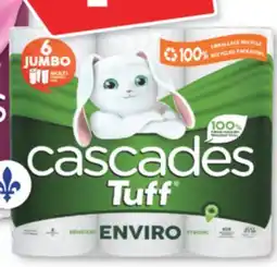 Familiprix Cascades Tuff Enviro 2 ply resistant paper towels Jumbo offer