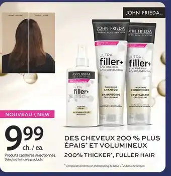 Jean Coutu JOHN FRIEDA Selected hair care products offer