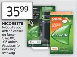 Brunet NICORETTE Produits pour aider à cesser de fumer offer