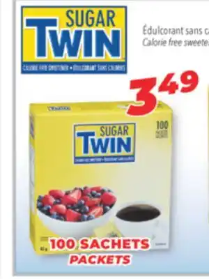 Familiprix Sugar Twin calorie free sweetener packets 100un offer