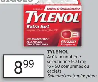 Brunet TYLENOL Acétaminophène sélectionné offer