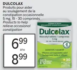 Brunet DULCOLAX Produits pour aider au soulagement de la constipation occasionnelle offer