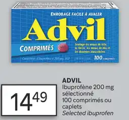 Brunet ADVIL IBUPROFÈNE SÉLECTIONNÉ offer