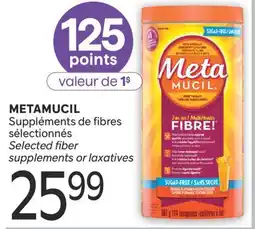 Brunet METAMUCIL SUPPLÉMENTS DE FIBRES SÉLECTIONNÉS offer