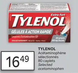 Brunet TYLENOL ACÉTAMINOPHÈNE SÉLECTIONNÉS offer