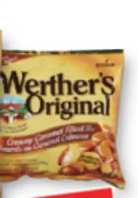 Familiprix Werther's Original creamy caramel filled hard candies 135g offer