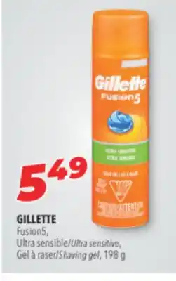 Familiprix GILLETTE Fusion5 Ultra sensitive, /Shaving gel, 198 g offer