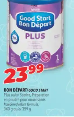 Familiprix Nestlé Good Start Plus Iron fortified milk-based infant formula 0 months + Powder 359g offer