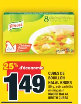 Super C CUBES DE BOUILLON HALAL KNORR | KNORR HALAL BROTH CUBES offer