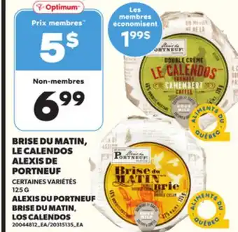 Provigo BRISE DU MATIN, LE CALENDOS ALEXIS DE PORTNEUF, 125 G offer