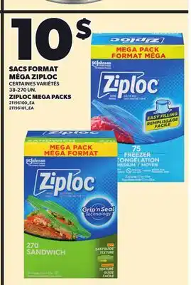 Provigo SACS FORMAT MÉGA ZIPLOC, 38-270 UN offer