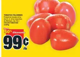 Super C TOMATES ITALIENNES | ITALIAN TOMATOES offer