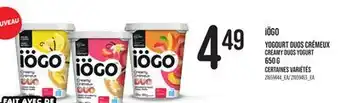 Provigo IÖGO YOGOURT DUOS CRÉMEUX CREAMY DUOS YOGURT, 650 G offer