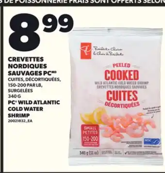 Provigo CREVETTES NORDIQUES SAUVAGES PC, 340 G offer