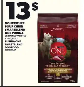 Provigo NOURRITURE POUR CHIEN SMARTBLEND ONE PURINA, 1,72/1,81 KG offer