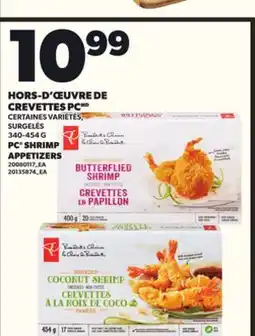 Provigo HORS-D'ŒUVRE DE CREVETTES PC, 340-454 G offer