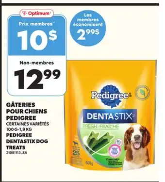 Provigo GÂTERIES POUR CHIENS PEDIGREE, 100 G-1,9 KG offer