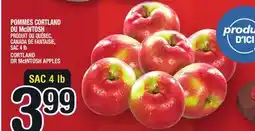 Marche Ami POMMES CORTLAND OU McINTOSH | CORTLAND OR McINTOSH APPLES offer