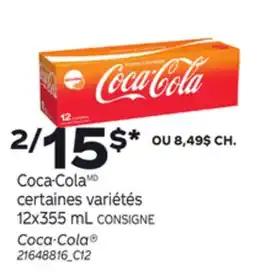 Provigo COCA-COLA, 12X355 ML offer