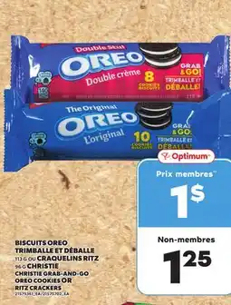 Provigo BISCUITS OREO TRIMBALLE ET DÉBALLE, 113 G OU CRAQUELINS RITZ, 96 G offer