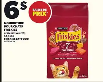 Provigo NOURRITURE POUR CHATS FRISKIES, 1,4-1,5 KG offer