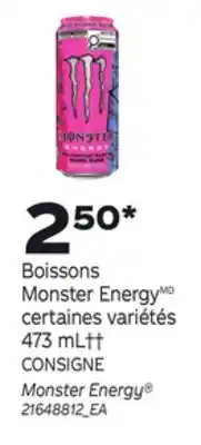 Provigo BOISSONS MONSTER ENERGY, 473 ML†† offer