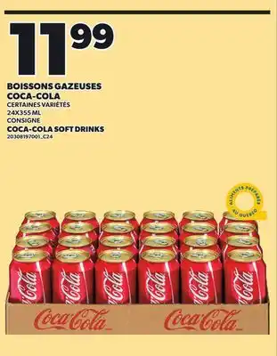 Provigo BOISSONS GAZEUSES COCA-COLA, 24X355 ML offer