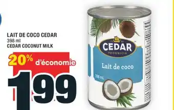 Super C LAIT DE COCO CEDAR | CEDAR COCONUT MILK offer