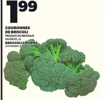 Provigo COURONNES DE BROCOLI offer