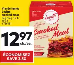 Giant Tiger Levitts smoked meat offer