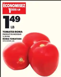 Provigo TOMATES ROMA offer