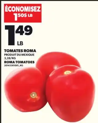 Provigo TOMATES ROMA offer