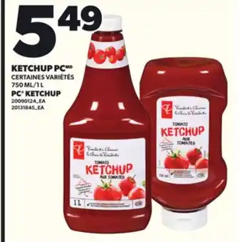 Provigo KETCHUP PC, 750 ML/1 L offer