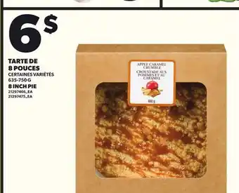 Provigo TARTE DE 8 POUCES, 635-750 G offer