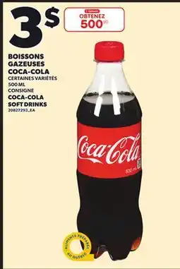 Provigo BOISSONS GAZEUSES COCA-COLA, 500 ML offer