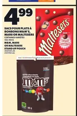 Provigo SACS POUR PLATS À BONBONS M&M'S, MARS OR MALTESERS, 155-193 G offer