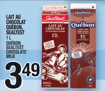 Marche Ami LAIT AU CHOCOLAT QUÉBON, SEALTEST | QUÉBON, SEALTEST CHOCOLATE MILK offer