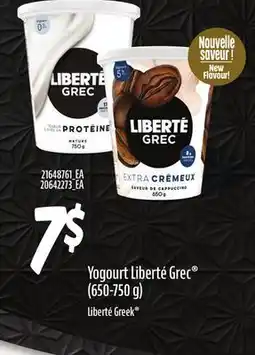 Provigo YOGOURT LIBERTÉ GREC , (650-750 G) offer