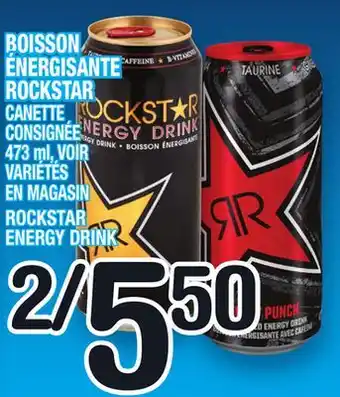 Marche Ami BOISSON ÉNERGISANTE ROCKSTAR | ROCKSTAR ENERGY DRINK offer