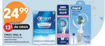 Brunet CREST, ORAL-B Produits dentaires sélectionnés offer